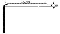 Поликарбонатный профиль FP для панелей 8-10 мм